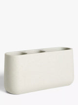 John Lewis Toothbrush Holder with Coloured Resin Matte Finish and Rounded Edges- Buy online at McGrocer