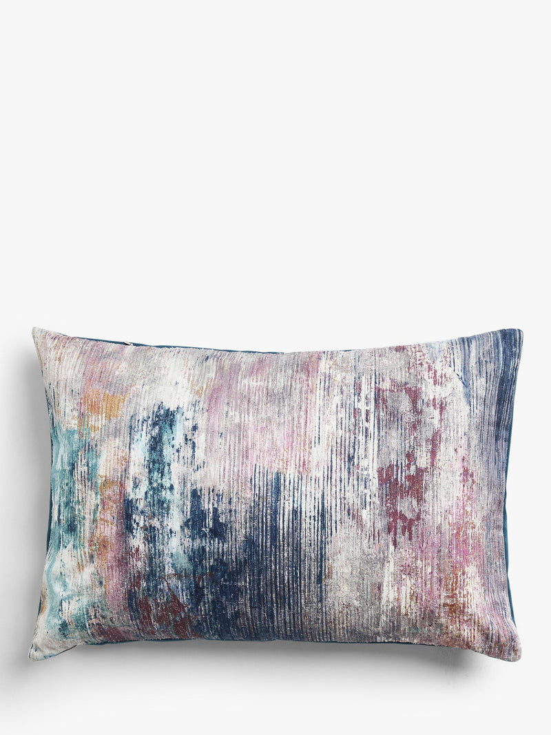 John Lewis Fresco embroidered fabric cushion in multi, UK version