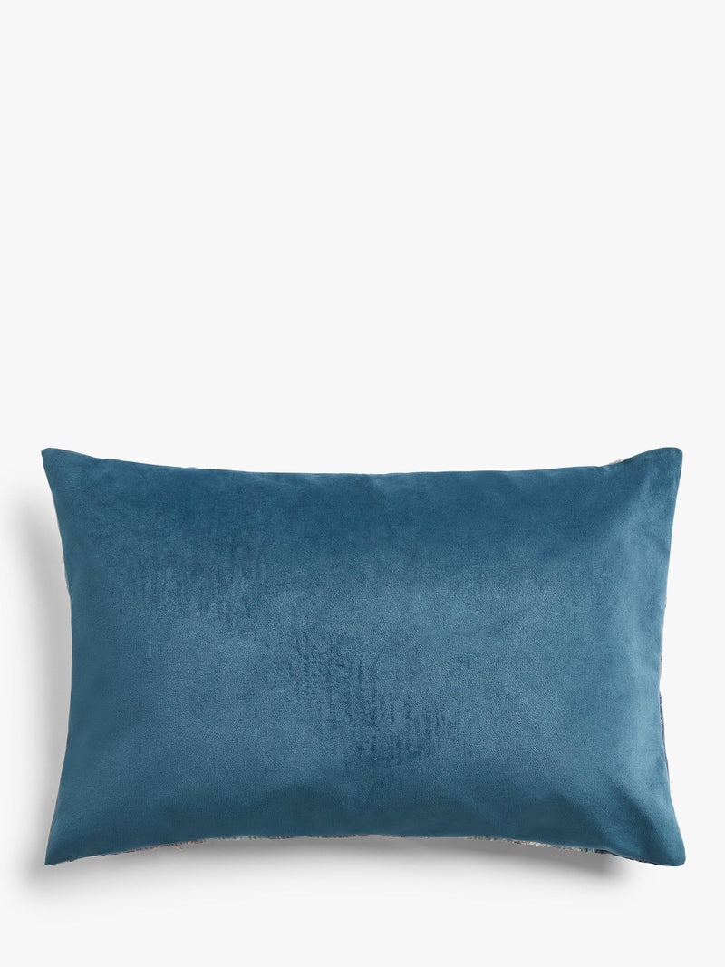 John Lewis Fresco embroidered fabric cushion in multi, UK version