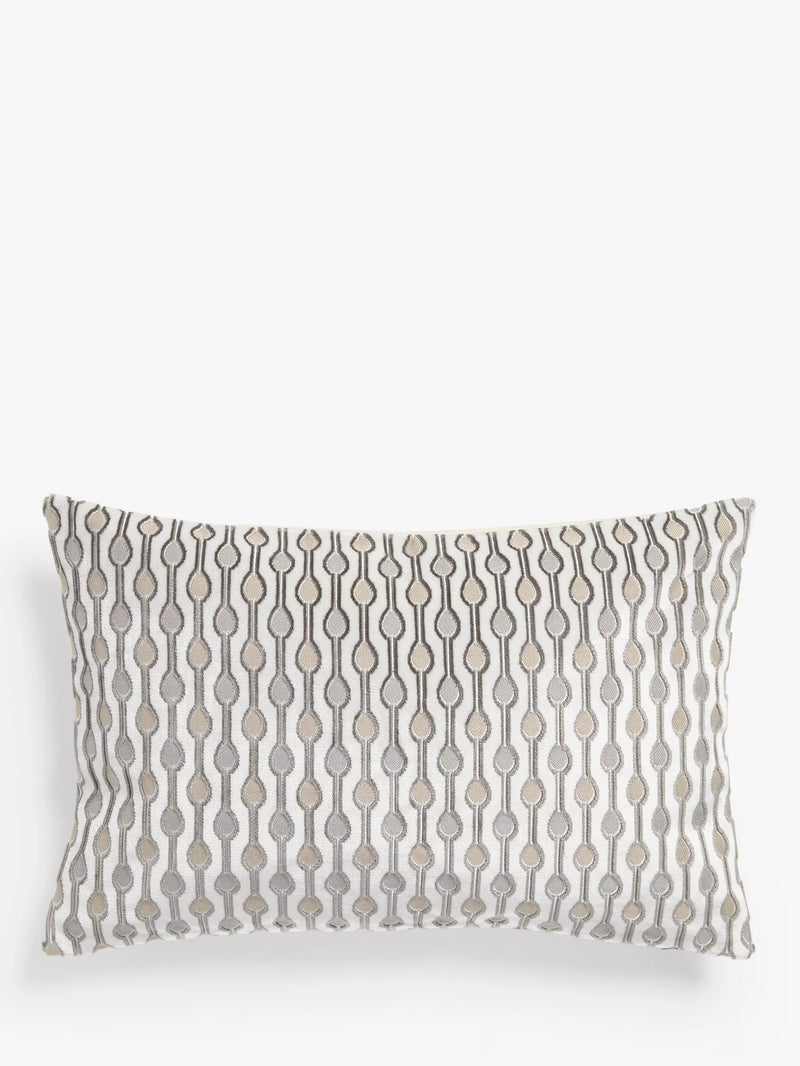 John Lewis Revina velvet teardrop cushion 60x40cm, UK version