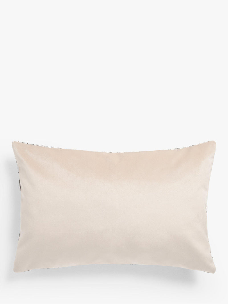 John Lewis Revina velvet teardrop cushion 60x40cm, UK version