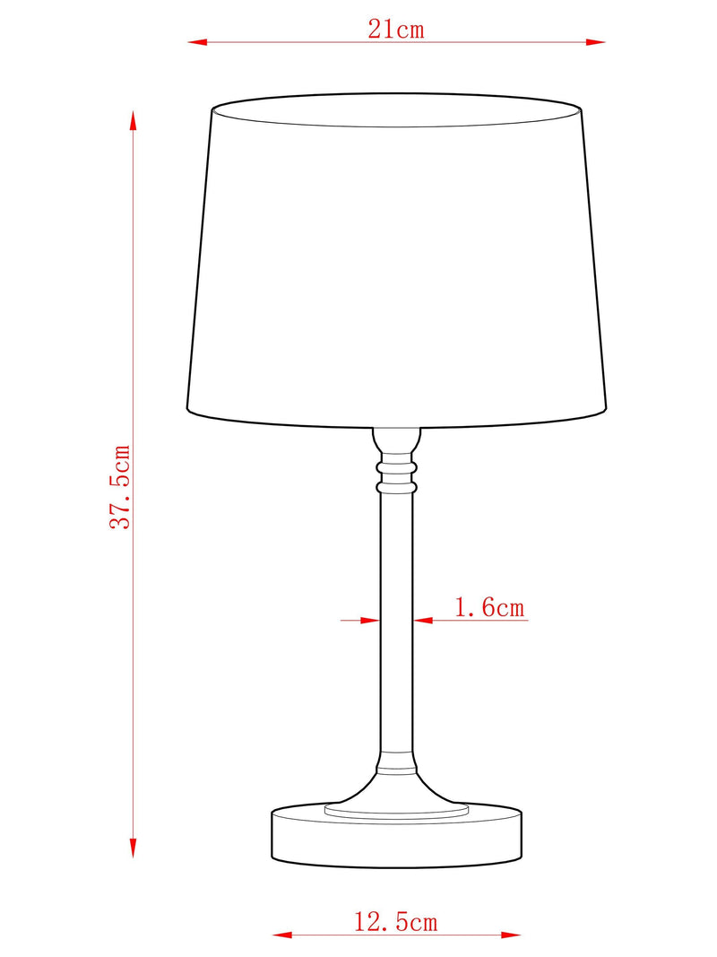 John Lewis Isabel touch table lamp large, UK version