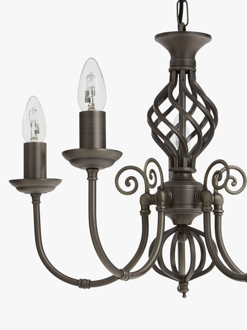 John Lewis Malik chandelier antique finish, UK version