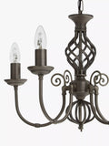 John Lewis Malik chandelier antique finish, UK version