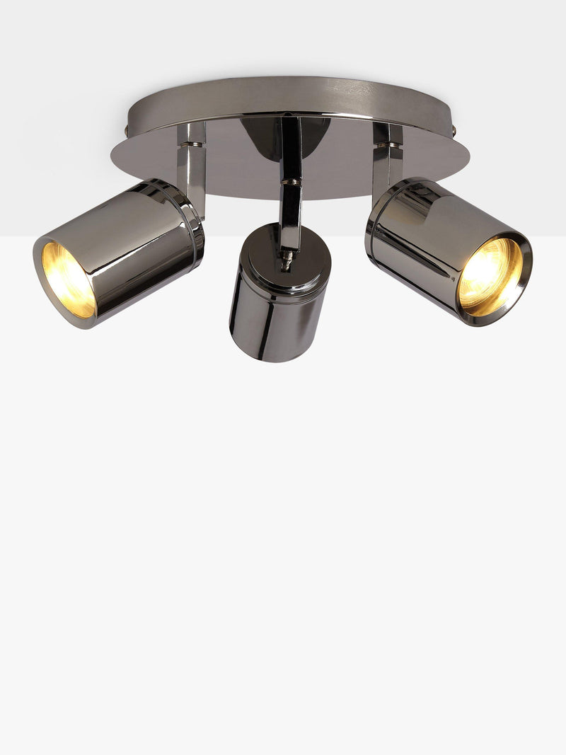 John Lewis Andorra LED ceiling light chrome 3 arm - British product