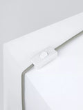John Lewis Alexander ceramic lamp pewter glaze linen shade (British brand)