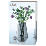 LSA International lantern vase zinc lustre H28cm, UK version