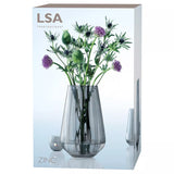 LSA International lantern vase zinc lustre H28cm, UK version