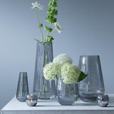 LSA International lantern vase zinc lustre H28cm, UK version