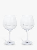 Dartington Crystal Glitz gin copa glass 610ml set of two - British product