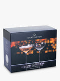 Dartington Crystal Glitz gin copa glass 610ml set of two - British product