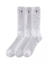 John Lewis Polo Ralph Lauren Sports Socks Pack of 3 One Size White- Buy online at McGrocer