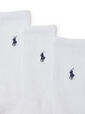 Ralph Lauren white sports socks pack of 3, imported from the UK