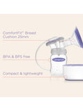 Lansinoh compact single electric breast pump, UK version