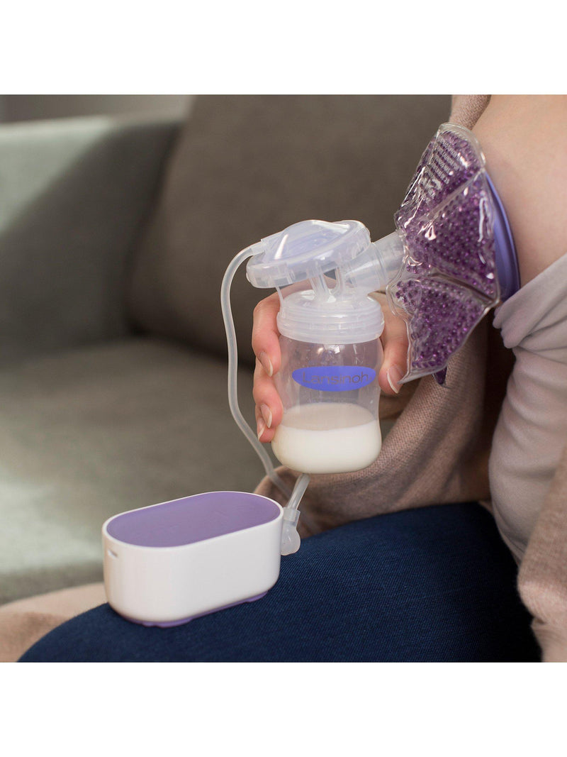 Lansinoh compact single electric breast pump, UK version