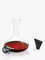 John Lewis Le Creuset Vitesse 750ml Glass Decanter Set with Aerator and Cleaning Balls- Buy online at McGrocer