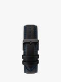 Sekonda men's chronograph watch blue dial leather strap - British product