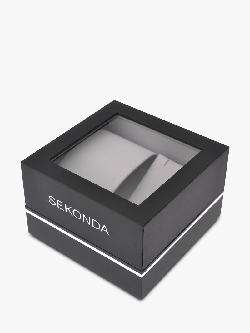 Sekonda watch gift set rose gold crystal (British brand)