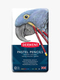 Derwent pastel pencils set of 12 in tin - British product