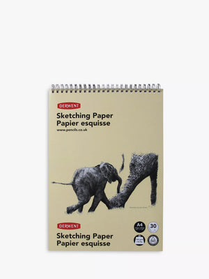 A4 Sketch Pad with 30 Sheets of 165gsm Acid-Free Textured Paper