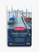 John Lewis Derwent Watercolour Pencils Tin, Set of 12- Buy online at McGrocer