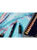 Derwent Inktense pencils set of 12 in tin (British brand)