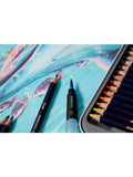 Derwent Inktense pencils set of 12 in tin (British brand)