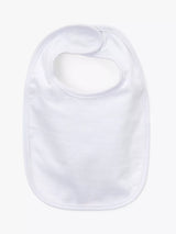 John Lewis Cotton Bibs with Non-Scratch Fastening, Pack of 5, White- Buy online at McGrocer