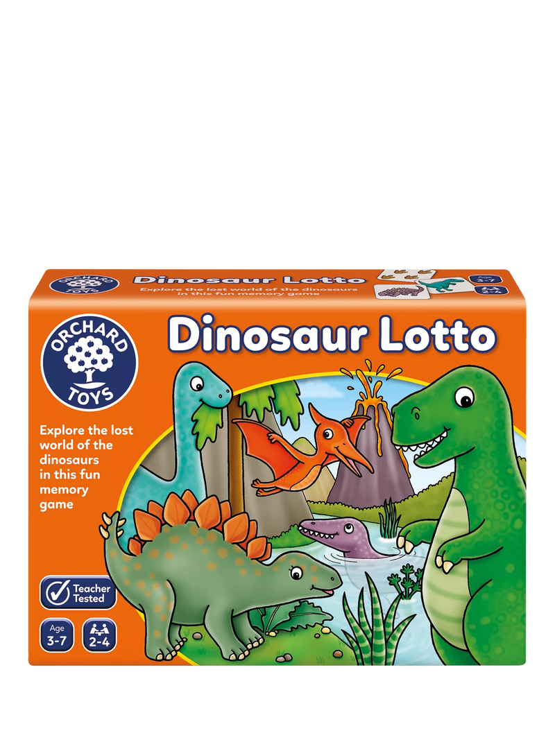 Orchard Toys Dinosaur Lotto matching memory game, UK version