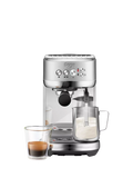 Sage Bambino Plus coffee machine brushed stainless steel, imported from the UK
