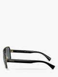Versace sunglasses polarised geometric black grey 56mm, UK version