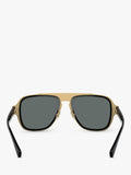 Versace sunglasses polarised geometric black grey 56mm, UK version