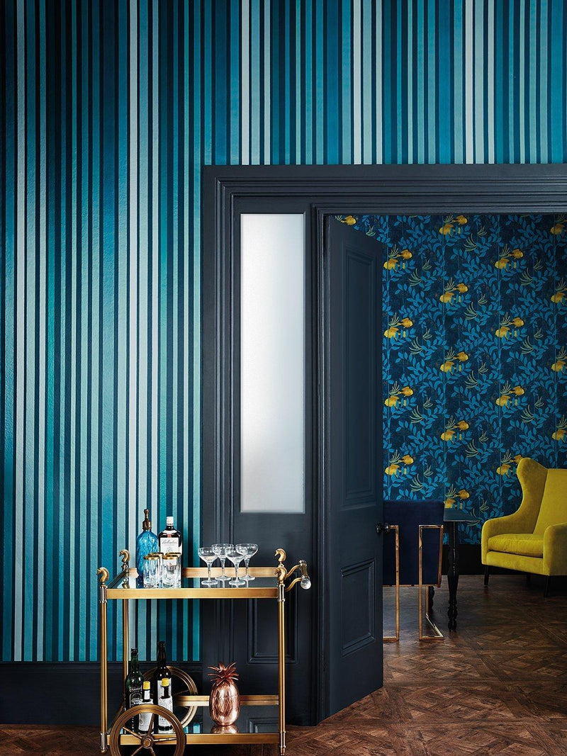 Cole & Son Carousel Stripe wallpaper 10m roll - British product