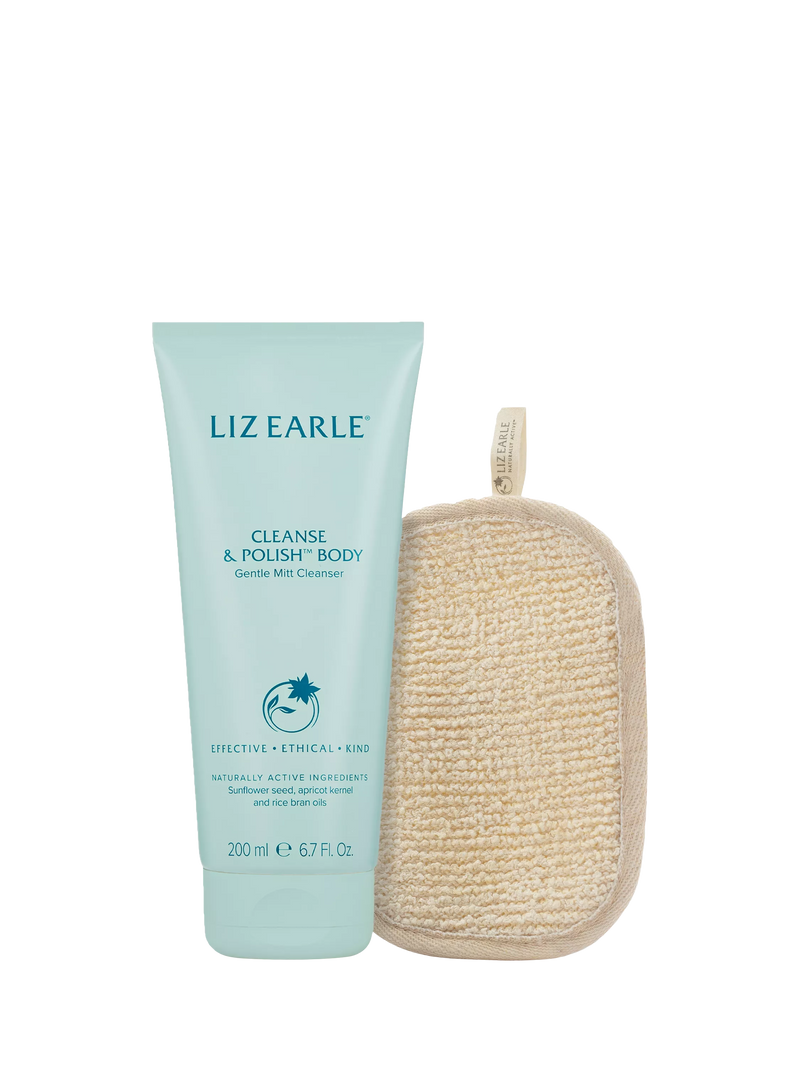 Liz Earle Cleanse & Polish Body Gentle Mitt Cleanser 200ml, UK version