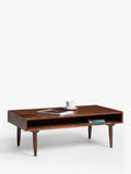 Swoon Franklin brown rectangular coffee table, UK version