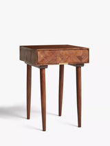 John Lewis Swoon Franklin Side Table, Brown- Buy online at McGrocer