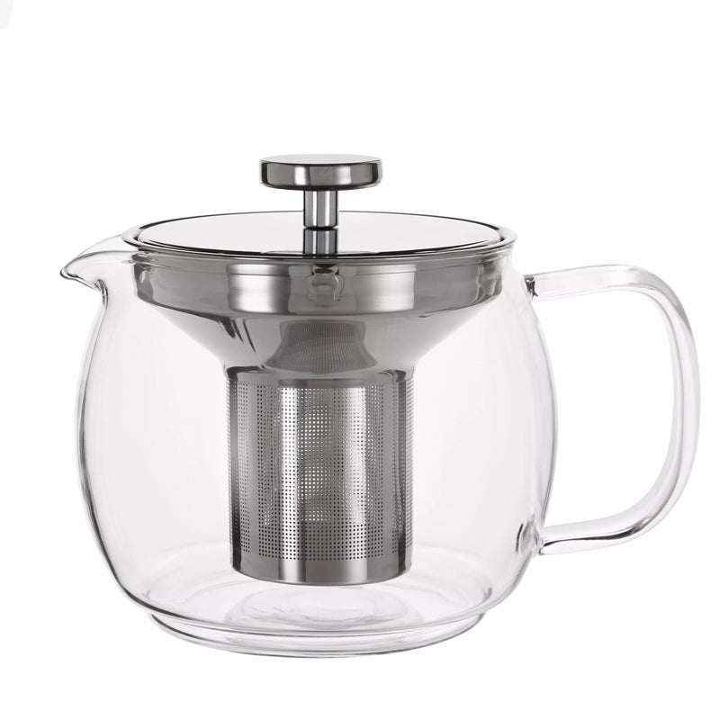 John Lewis Glass Teapot with Infuser Clear 1.2L, UK version