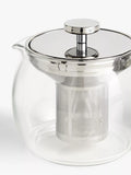 John Lewis Glass Teapot with Infuser Clear 1.2L, UK version