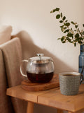 John Lewis Glass Teapot with Infuser Clear 1.2L, UK version