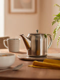John Lewis stainless steel classic teapot 1.2L, imported from the UK