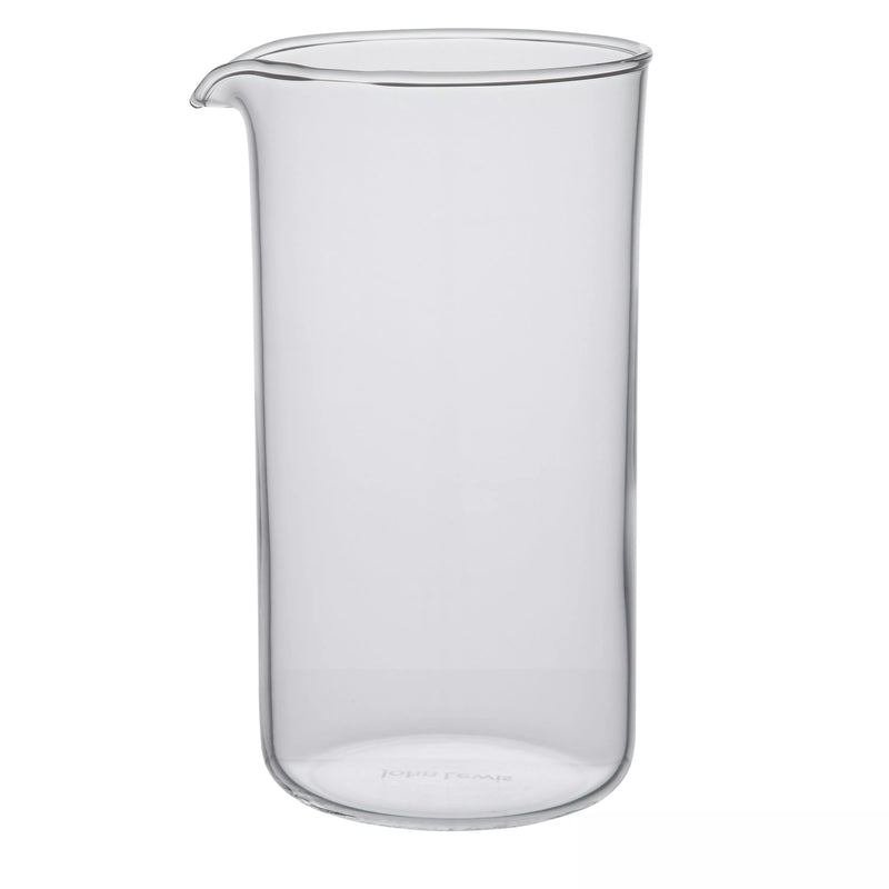 John Lewis 3-cup cafetiere glass beaker 350ml clear, UK version