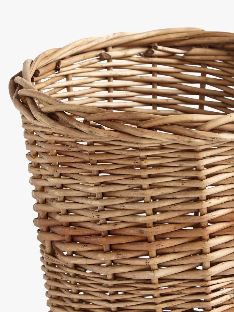 John Lewis wicker waste bin traditional design - British product