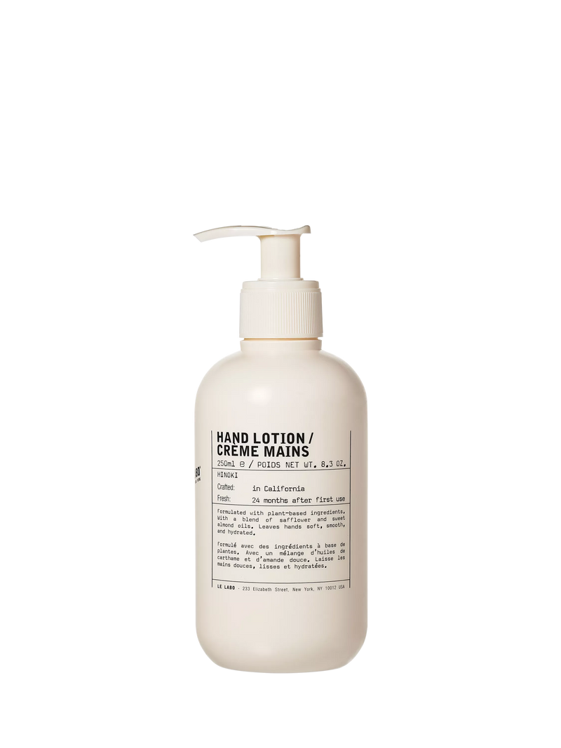 Le Labo Hinoki hand lotion 250ml, UK version