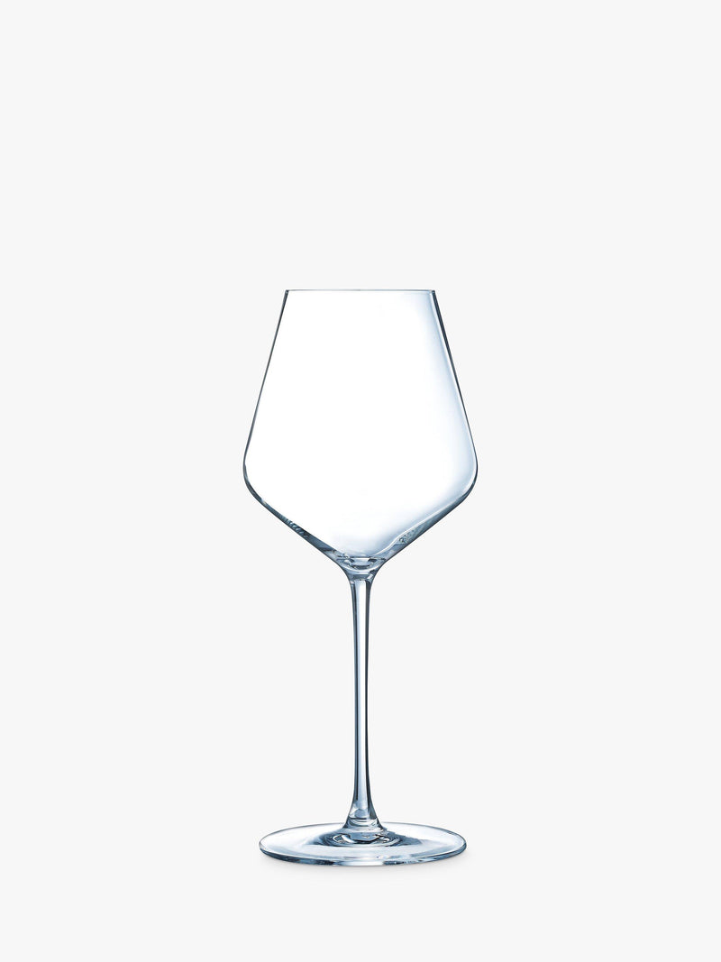 Eclat Cristal d'Arques Paris wine glasses clear set of 6 470ml - British product