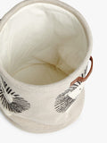 John Lewis lion knitted storage basket natural - British product