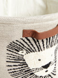 John Lewis lion knitted storage basket natural - British product