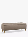 John Lewis Rouen Upholstered Ottoman Storage Box, Extra Large