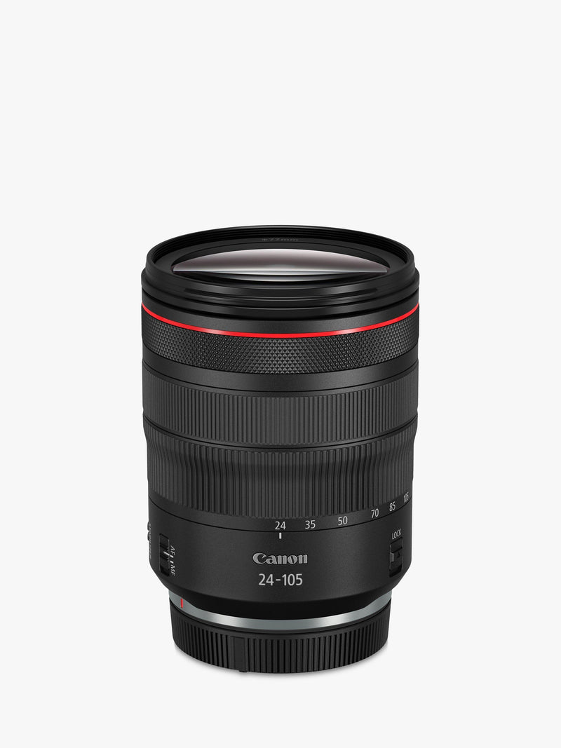 Canon RF 24-105mm f/4L IS USM zoom lens, UK version