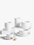 John Lewis fine china latte mugs natural set of 2, imported from the UK