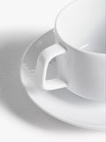 John Lewis white porcelain cup and saucer set 275ml - British product